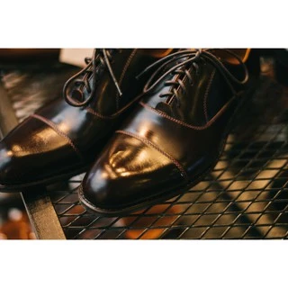 [M02] Shoesshi รองเท้าหนัง Oxford รองเท้าผู้ชาย รองเท้าหนังแท้ CapToe Oxford ทรงคลาสสิค