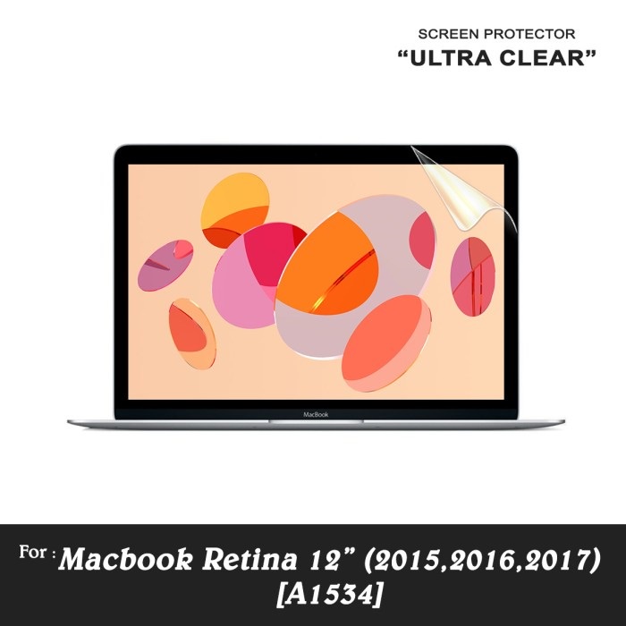 ป้องกันหน้าจอป้องกันหน้าจอ MacBook Pro Retina 12 "A1534 Clear Anti-Scratch MacBook Pro Retina 12 "A1