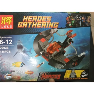 LEGO hero gathering joker เลโก้ ยานแบทแมน 138pcs ,ยานโจ้กเกอร์ แปลงร่างเป็นหุ่นยนต์ได้ 332 ชิ้น สามารถดัดแขนขาได้