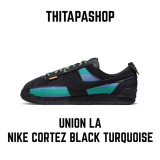 UNION LA X NIKE CORTEZ BLACK TURQUOISE