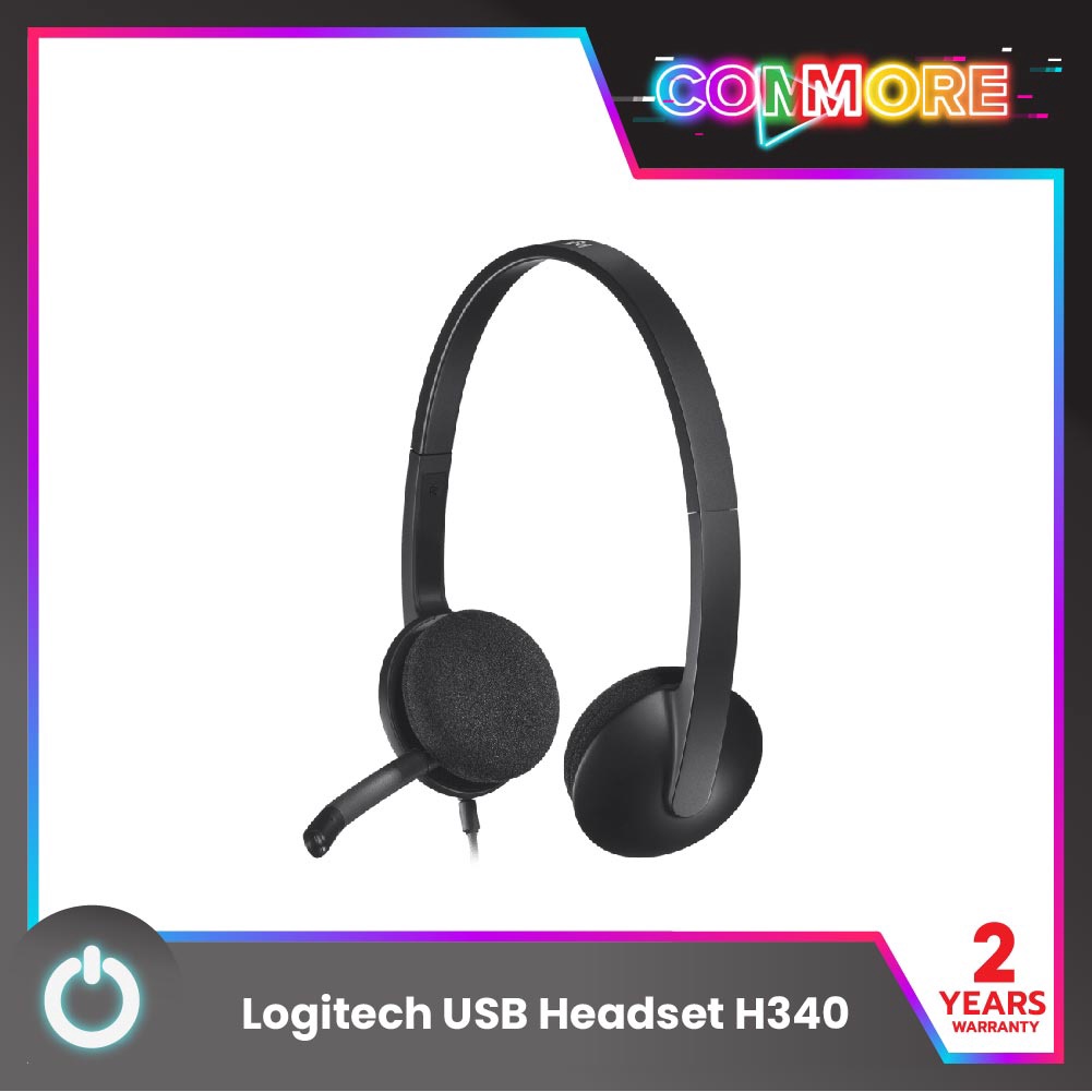 Logitech USB Headset H340 หูฟัง USB