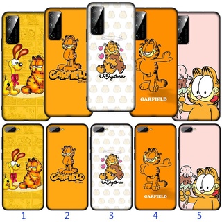 เคสโทรศัพท์ชนิดซิลิโคน TPU แบบนิ่ม ลาย Garfield สําหรับ OPPO A15 A15S A54 A94 A95 4G 5G F19 Pro Plus Reno 5Lite 5F Find X3 X3Pro BHZ61