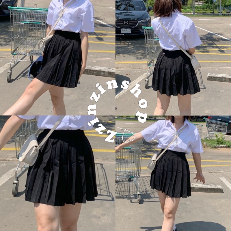 💘💖กระโปรงพลีทจีบทวิส 💞 เนื้อผ้าหนาคุณภาพ