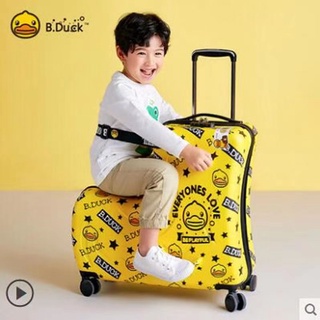 B.duck Little Yellow Duck Influencer กระเป๋าเดินทางล้อลาก 22 ล้อ 80 ซม. สําหรับเด็ก