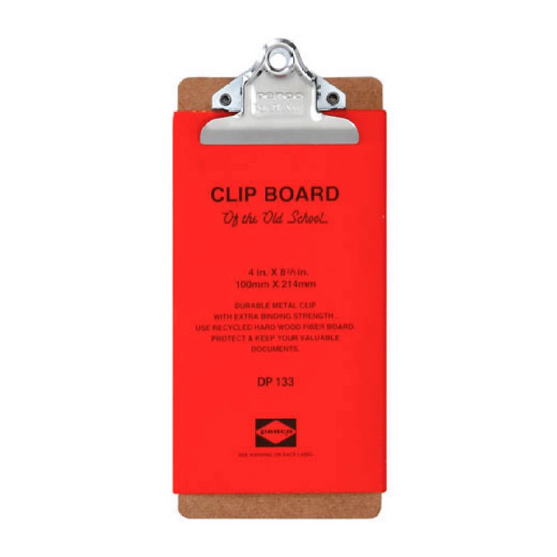 Penco Clip Board Check Silver / คลิปบอร์ด ขนาด Check คลิปสีเงิน แบรนด์ Penco จากประเทศญี่ปุ่น (HDP133)