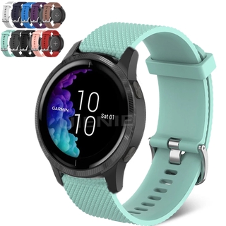 สายนาฬิกาข้อมือซิลิโคน 20 มม . สําหรับ Garmin Forerunner 245 M 245 / 645 / Vivoactive 3 / Venu Sq