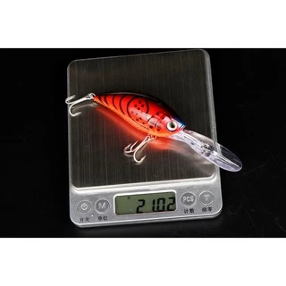 [คนตกปลา] เหยื่อปลอมดำลึก งาน ชะโด กระสูบ ขนาด11.4cm น้ำหนัก21g Laser deep diving Crankbait Sea Fishing Lure
