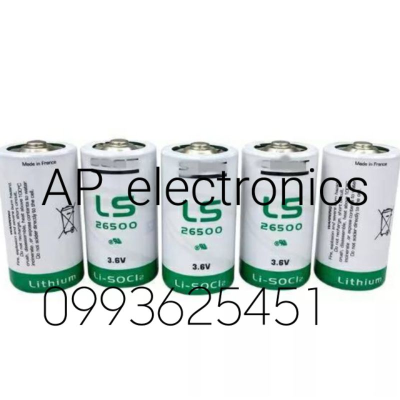 ใหม่ Original SAFT LS26500 ขนาด C 3.6V 8000MAH 26500 แบตเตอรี่ชาร์จไฟ (LS26500) แบตเตอรี่ (ราคาต่อ 1