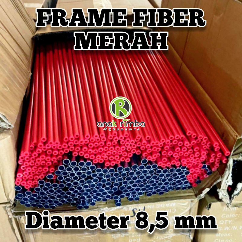 8.5MM RED FIBER FRAME 4 PERSON DOME TENT