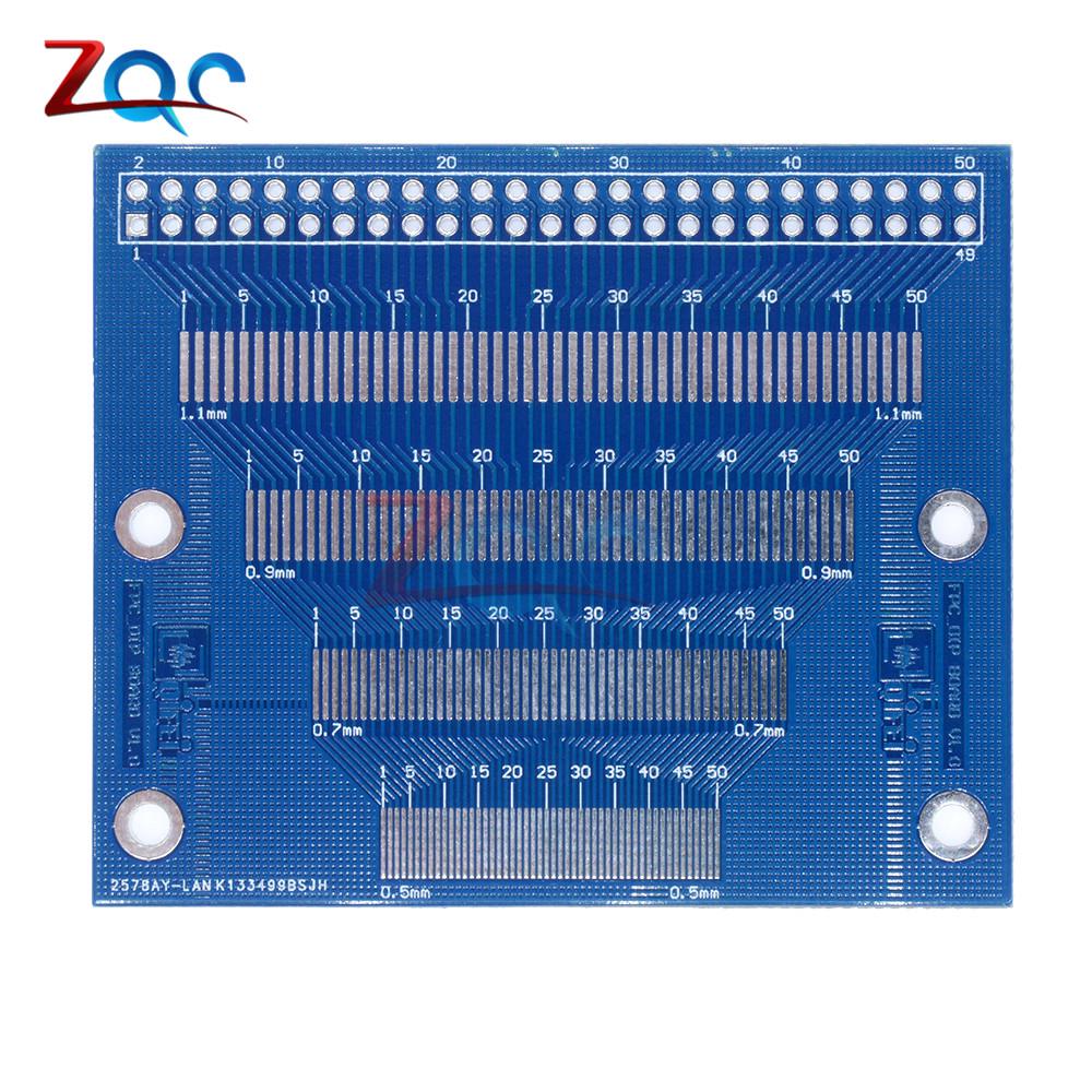 0 . 5 มม. to 1 . 2 มม. pitch อะแดปเตอร์ pcb fpc บอร์ดโมดูล 2 . 0-3 . 5 นิ้ว tft lcd smd to dip