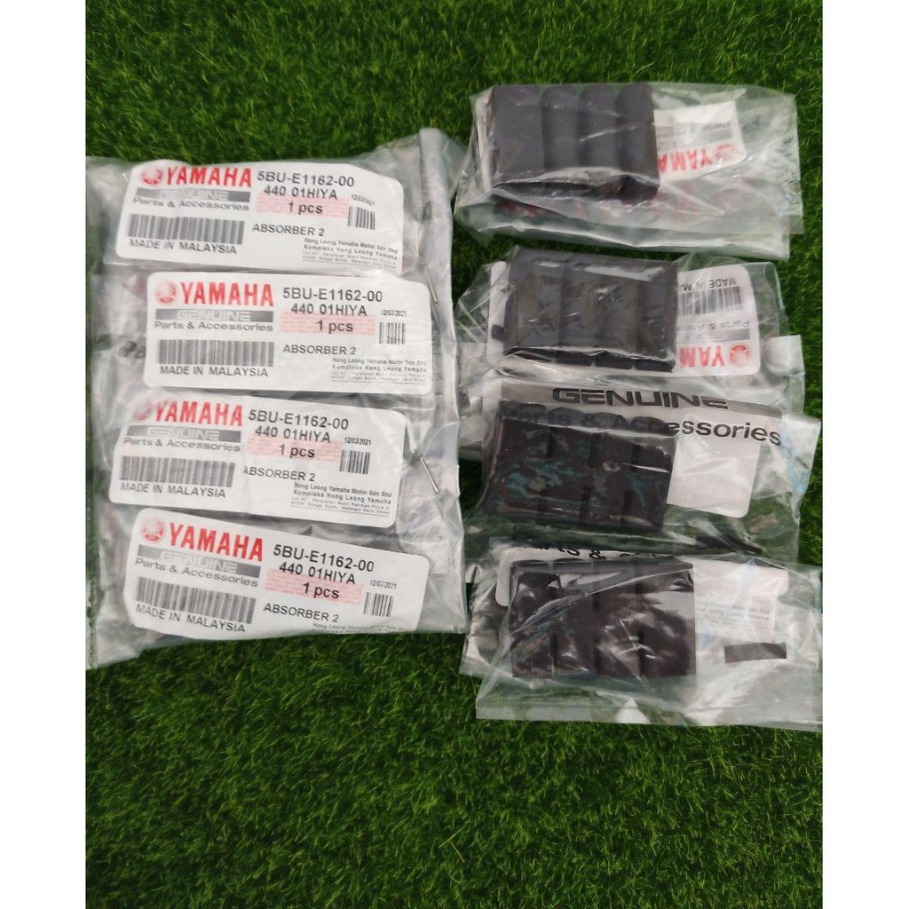 HLY CYLINDER BLOCK ยาง/ GETAH CYLINDER BLOCK 4PCS YAMAHA Y125, Y125Z, Y125ZR, 125Z, 125ZR