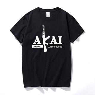 Akai เสื้อยืดแขนสั้นพรีเมี่ยม 100% พรีเมี่ยมสําหรับผู้ชาย