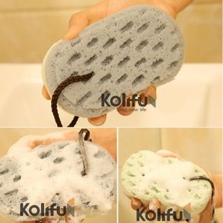 [Dadada1] Exfoliating Pad Shower Sponge Face Body Bath Washing All Skins for Men Women