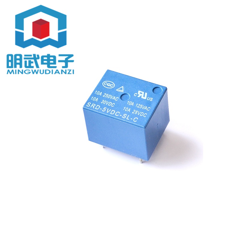 ((แพ็กละ 1-4) รีเลย์เปิด 5 ขา 10A T73 SRD-05 09 12 24VDC-SL-C