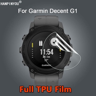 สําหรับ Garmin Descent G1 สมาร์ทวอทช์ บางพิเศษ ใส นิ่ม TPU ฟิล์มกันรอยหน้าจอ - ไม่ใช่กระจกนิรภัย