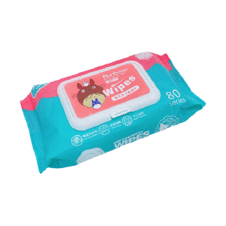 Giyo- ทิชชู่เปียกBaby Wipes ผ้านุ่มชุ่มชื่น มี 80 แผ่น ทำความสะอาดได้ดี /1739