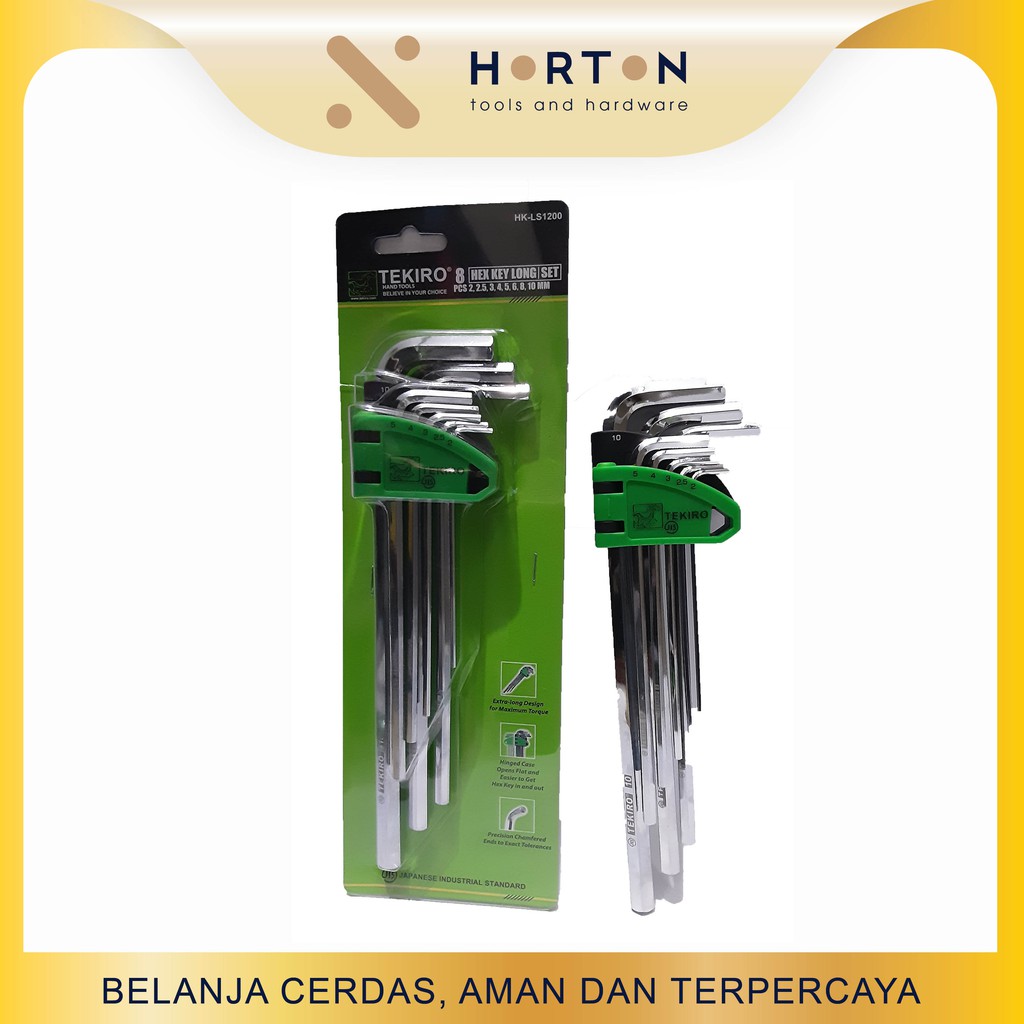 TEKIRO L KEYS SET ยาว 8 ชิ้น