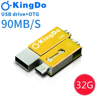 USB Kingdo OTG USB Flash Drive Pen Drive 32GB Micro USB Smartphone Pendrive External Storage Memory U36