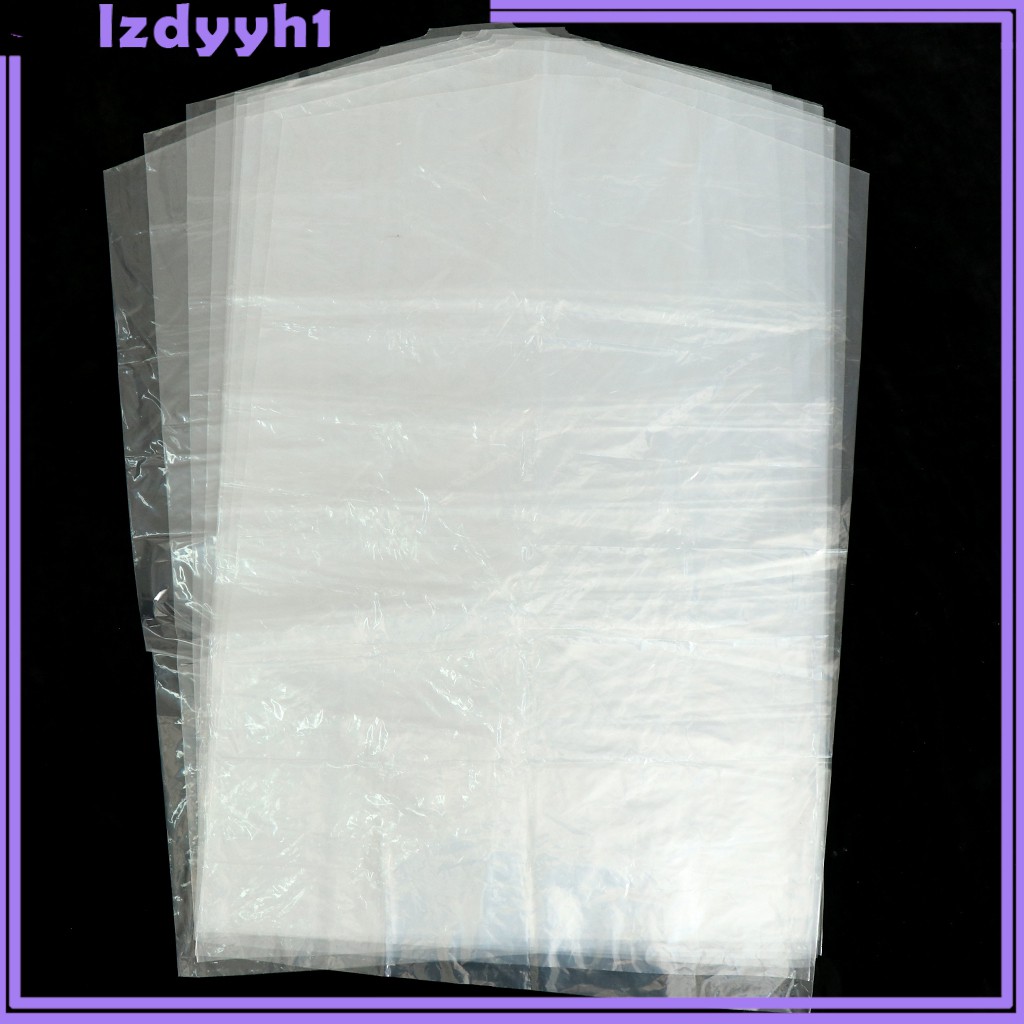 Joydiy ถุงคลุมเสื้อผ้า 60x90 ซม. สําหรับเสื้อผ้า ชุดเดรส เสื้อเชิ้ต 10 ชิ้น