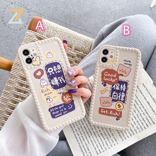 ใหม่ล่าสุด เคสโทรศัพท์มือถือ VIVO Y17 Y12 Y15 Y11 Y12i Y50 Y30 Y30i Y19 Y91C Y93 Y91 Y95 Y21 4G Y51 2020 Y31 2021-4G V21 V20 เคสซิลิโคน แฟชั่นหมีน้อยน่ารัก