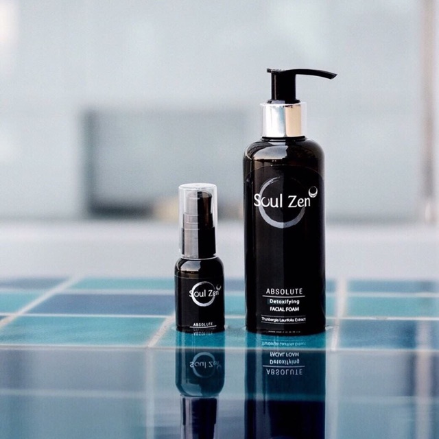 สบู่ล้างหน้าสมุนไพร soul zen ล้างเครื่องสำอางค์