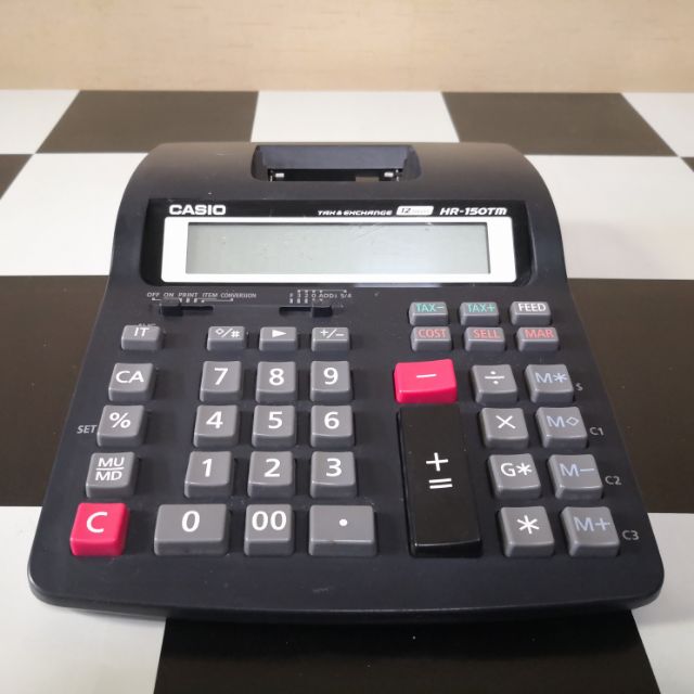 CASIO HR150TM (เครื่องคิดเลข ปริ้นสลิป ) Shopee Thailand