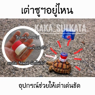 อุปกรณ์ช่วยให้มองเห็นน้องเต่าได้เด่นชัดขึ้น เมื่ออยู่ในสนามหญ้า