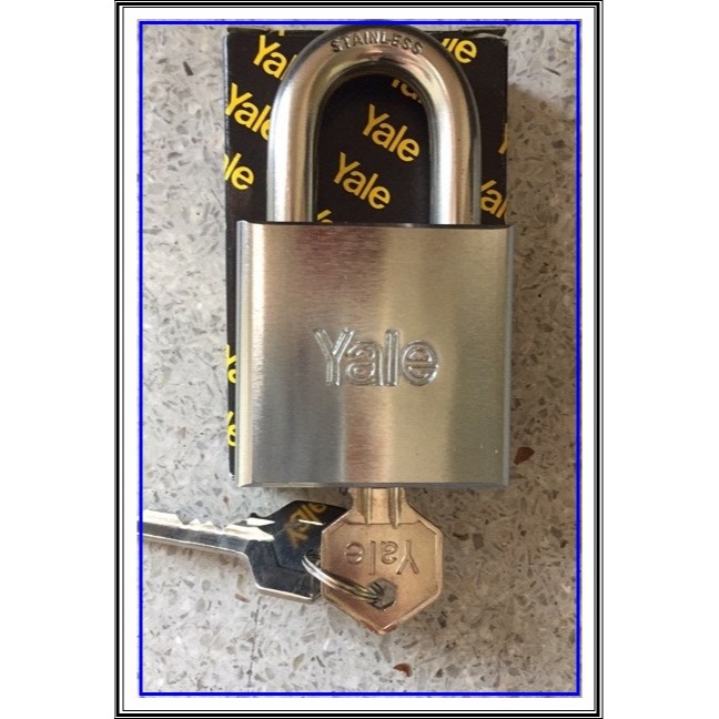 กุญแจยี่ห้อเยล Yale แท้จากอเมริกา Yale-USA (ทองเหลืองชุบนิกเกิ้ล)