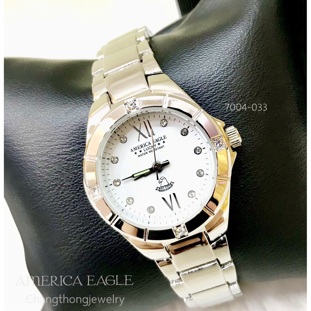 นาฬิกา America Eagle (7004-033) ทองคุณภาพดี ทองชุบ ทองปลอม ทองไมครอน