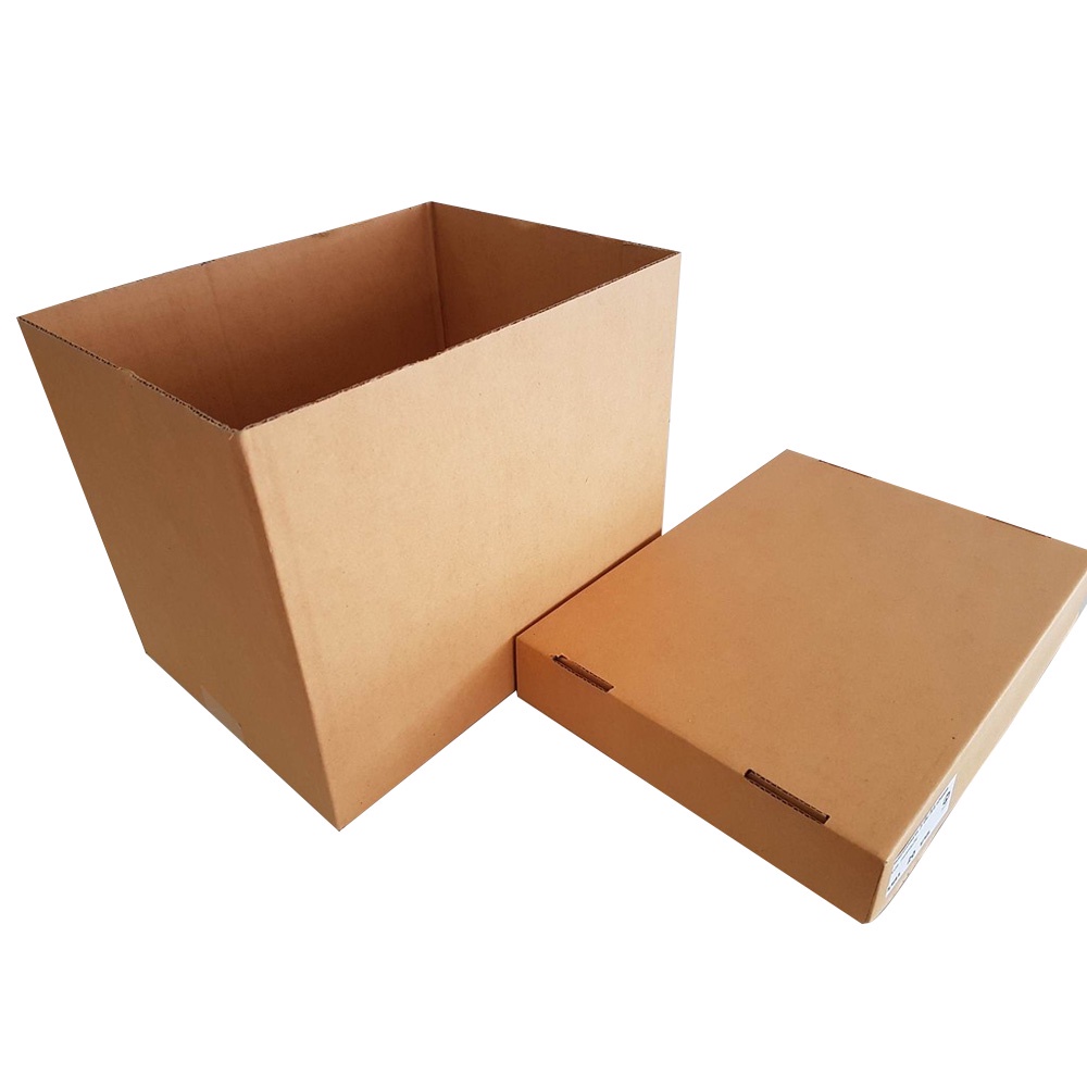 กล่องกระดาษมีฝาปิด ขนาด A4 (กระดาษลูกฟูกสีน้ำตาล)