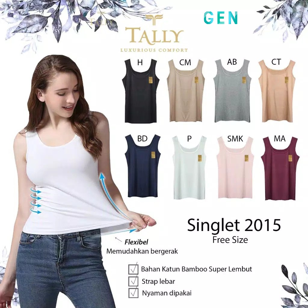 เสื้อกล้าม Tally 2015 ผู้หญิงธรรมดาสวมใส่สบายสายรัดเล็กเสื้อกล้ามเสื้อกล้ามผู้หญิงยี่ห้อ Denla Tally