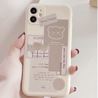 [พร้อมส่ง🇹🇭] เคสไอโฟน ลายหมี🐻 (07) เคสiPhone iPhone11 iPhoneXR iPhone12 iPhone13 iPhone7Plus/8Plus iPhoneXsMax iPhoneX