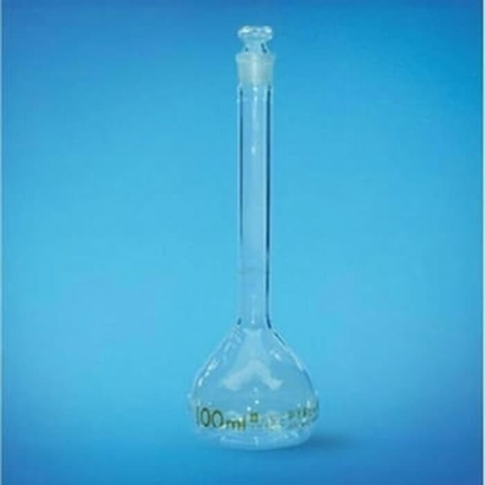 Volumetric Flask 100ml พร้อมจุกแก้ว TS IWAKI/IWAKI 100ml ขวดวัด