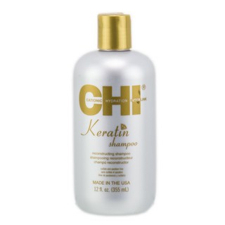 CHI Keratin conditioner ครีมนวดเคราตินเติมเต้มและปกป้องโปรตีนในเส้นผมเพิ่มความยืดหยุ่นรักษาผมแห้งเสียแตกปลาย 355ml