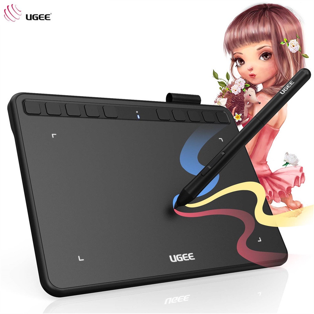 UGEE S640 Drawing Tablet 6.3x4 inches Digital Pen Tablets with Battery