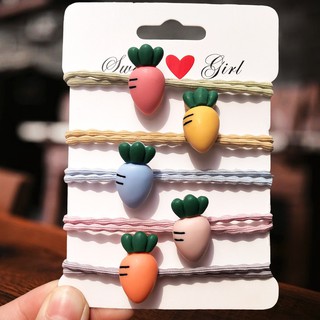 Fashion Hair Accessories Carrot Hair Rope Rubber Bands Hair Ring