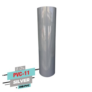 โพลีเฟล็กซ์ Flex ตัด PVC สีเงิน สำหรับเสื้อ กีฬาความยาว1 เมตร