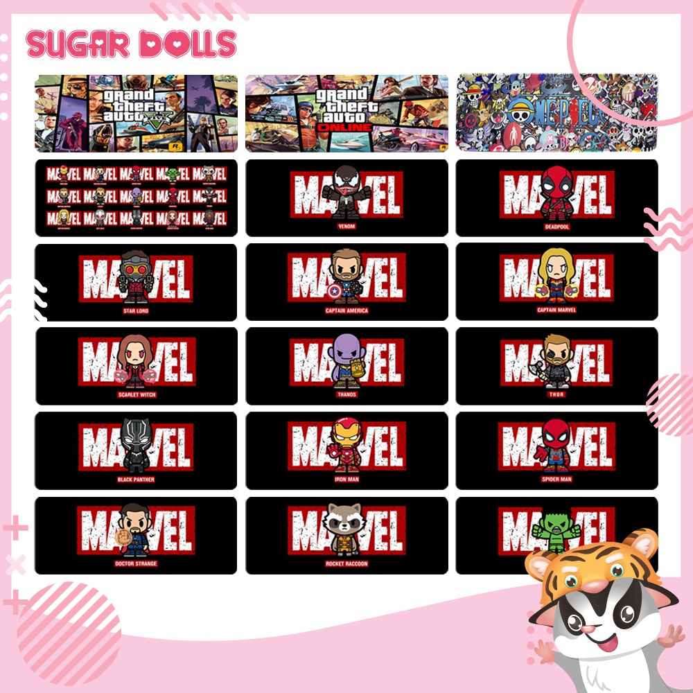 แผ่นรองเมาส์ marvel แผ่นรองเมาส์มาเวล  Mouse Pad ลายการ์ตูน แผ่นรองเมาส์เกมมิ่ง ราคา ถูกที่สุด ดีลบีเคเค