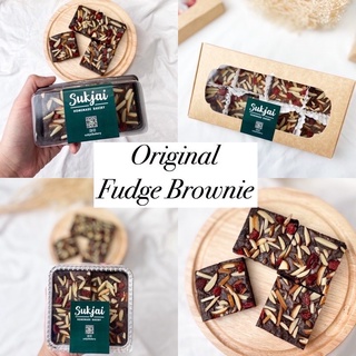 Original fudge brownie บราวนี่ฟัดจ์ เนื้อฉ่ำๆ เข้มข้นมาก