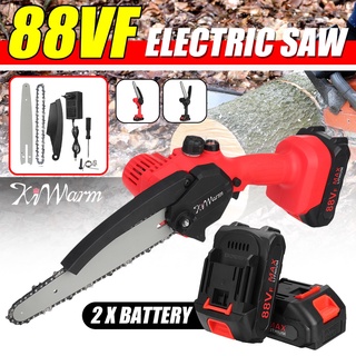 88vf เลื่อยโซ่ไฟฟ้า ขนาดเล็ก 8 นิ้ว แบบชาร์จไฟได้ สําหรับ Makita 18V