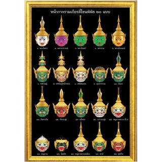 โขนพิพิธ หน้ากากเศียรโขน รามเกียรติ์