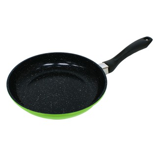 GALAXY กระทะผัดทอดเคลือบเซรามิคไร้มัน Diamond Chef รุ่น LK-JP24 Cm. Fry pan (สีเขียว) ทรงกลม