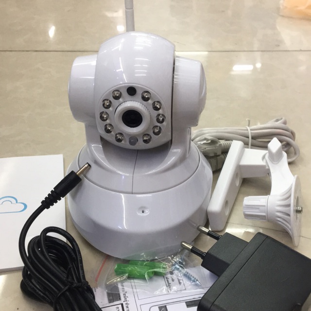 กล้องวงจรปิดไร้สาย ip camera กล้องติดบ้านไร้สาย C7837 รองรับเมม64G