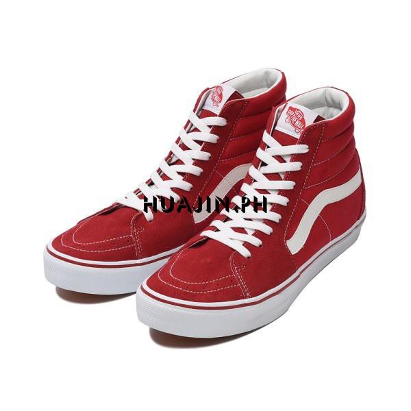 vans high cut red