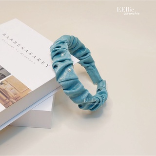 EEllie hairband Minnyที่คาดผม คาดผมน่ารัก คาดผมแบบผ้า สำหรับผู้หญิง รุ่น Minny blue ฟ้า