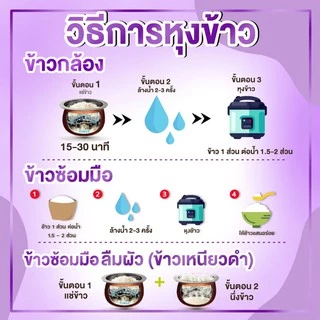 ข้าวกล้องไรซ์เบอรี่ ข้าวสีซีด คัดพิเศษ 5 กก.กระสอบ ปลอดสาร