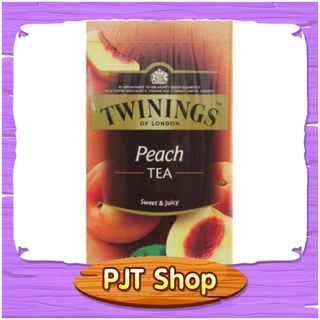 ชา ทไวนิงส์ พีช บรรจุ 25 ซอง/กล่อง Twinings Peach Tea pack 25