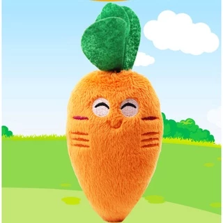 ตุ๊กตาบีบมีเสียง แครอทบีบมีเสียง ปี๊ปๆ ของเล่นสุนัข ของเล่นสัตว์เลี้ยง พร้อมส่งจากไทย