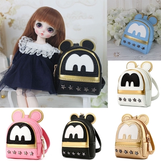 Bjd 1 / 3 กระเป๋าเป้สะพายหลังขนาดมินิ Diy ของเล่นสําหรับเด็กผู้หญิง