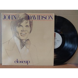 JOHN DAVIDSON Closeup แผ่นเสียงเพลงสากล VG+/NM